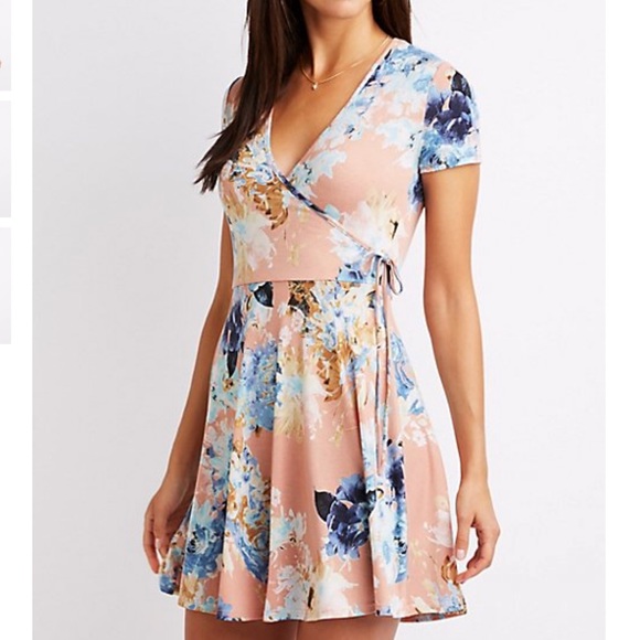 Charlotte Russe Dresses & Skirts - 🌸🌺 Floral Wrap Dress 🌺🌸